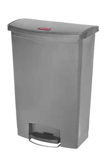 Miniatura 38 de Rubbermaid Commercial Products - Bote de basura Streamline Slim con pedal Papelera de plástico, 4 galones (15 litros), color rojo, con manos