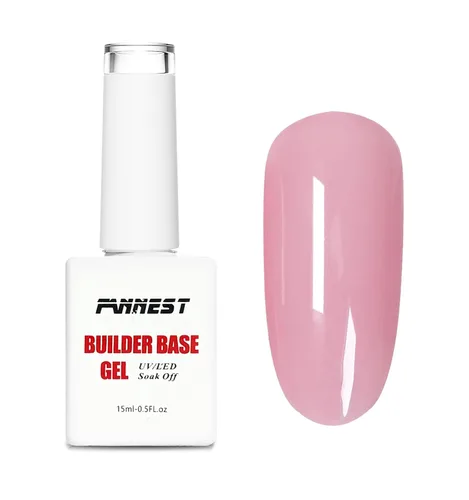 Miniatura 19 de Kit de Gel Constructor Gel Base de Goma Esmalte de Uñas, 15ml*2pcs (0.51 fl oz x 2 piezas) Para Engrosamiento de Uñas, Extensión de Fortalecimiento