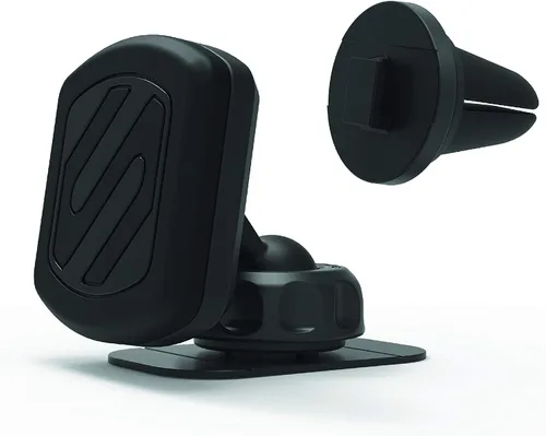 Miniatura 11 de Scosche MAGDM2 MagicMount - Soporte magnético de teléfono para salpicadero, cabezal magnético ajustable de 360°, soporte universal para teléfono