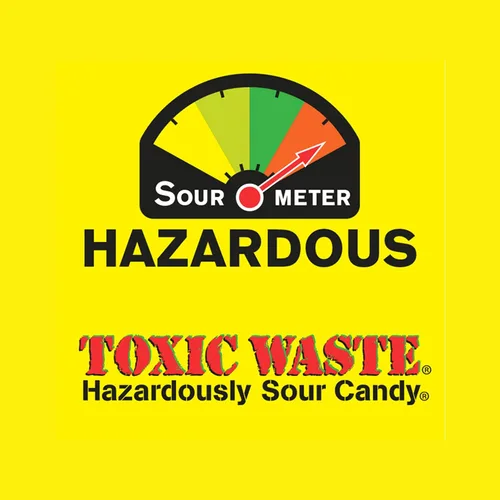Miniatura 4 de TOXIC WASTE - Caramelo peligrosamente agrio - Sabores de manzana, sandía, limón, frambuesa azul y cereza negra - Bolsa de 1 libra