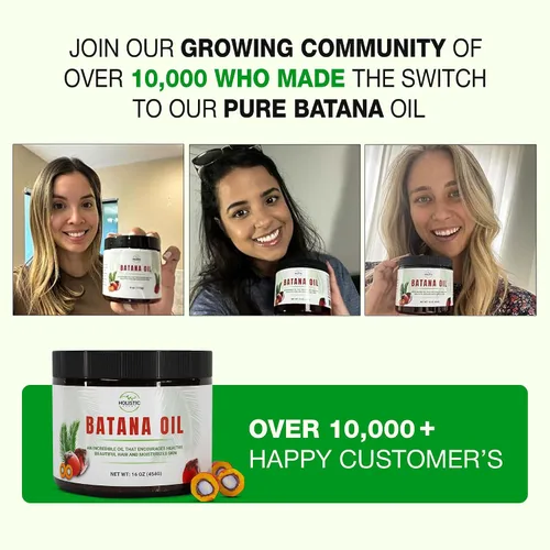 Miniatura 6 de Aceite de batana - El aceite milagroso hondureño para el crecimiento del cabello y el cuidado de la piel - 100% puro - 16 oz (454G)