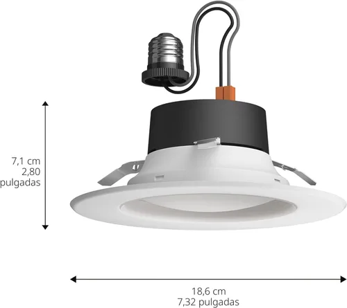 Miniatura 6 de Philips Hue Luz LED Empotrable Inteligente de 5/6 Pulgadas - Luz de Ambiente Blanco y Color Cambiante - Paquete de 4 - 1100LM - Control con la App