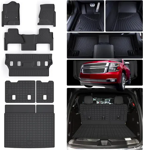 Miniatura 8 de Alfombrillas de Piso para Kia Carnival 2022 2023 2024 2025 8 Asientos (No para Híbrido y Prestige) con Alfombrilla de Maletero Compatible con LX