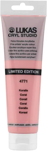 Miniatura 43 de Lukas CRYL Studio Artist - Pintura acrílica para artistas, Alizarín Carmesí, tubo de 125 ml - Pinturas acrílicas de alto pigmento para pintura