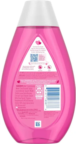 Miniatura 9 de Johnson's Champú brillante y suave para niños con aceite de argán y proteínas de seda, lavado diario para el cabello de los niños que limpia