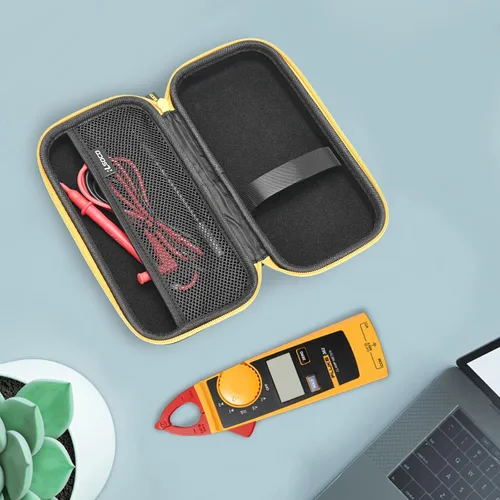 Miniatura 7 de RLSOCO Estuche rígido para medidor de abrazadera Fluke 362 True-rms AC DC Diseño compacto con cremallera YKK y protección contra arañazos