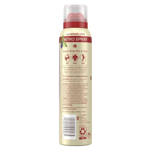 Miniatura 10 de Old Spice Desodorante en aerosol para todo el cuerpo para hombres, sin aluminio, aroma a lavanda y menta, protección contra olores 24/7, frescura