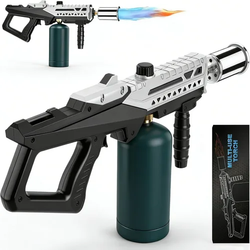 Miniatura 9 de ARTFLAMM - Antorcha de propano con bloqueo de seguridad, potente pistola de soplete de cocción para parrilla, barbacoa, al vacío y carbón, diseño