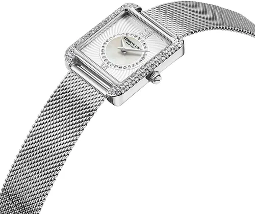 Miniatura 2 de Kenneth Cole New York Reloj clásico reloj de lujo para mujer, reloj de acero inoxidable, resistente al agua, elegante diseño rectangular con esfera