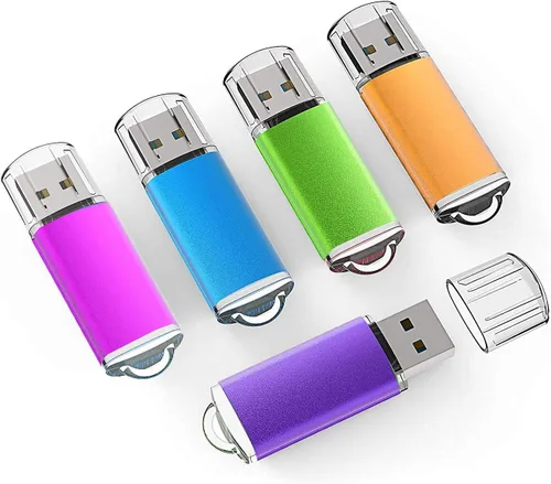 Miniatura 9 de Unidad flash USB de 8 GB, paquete de 10 unidades K&ZZ USB 2.0 Thumb Drive de 8 GB Memory Stick Gig Sticks Unidad de datos, disco flash U