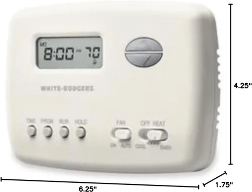 Miniatura 7 de White-Rodgers 1F78-151 termostato programable digital 5/2 días con manejo de energía, 1F78-151