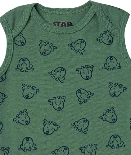 Miniatura 4 de Tienda Essentials Disney Star Wars - Body unisex sin mangas para bebés, paquete de 6