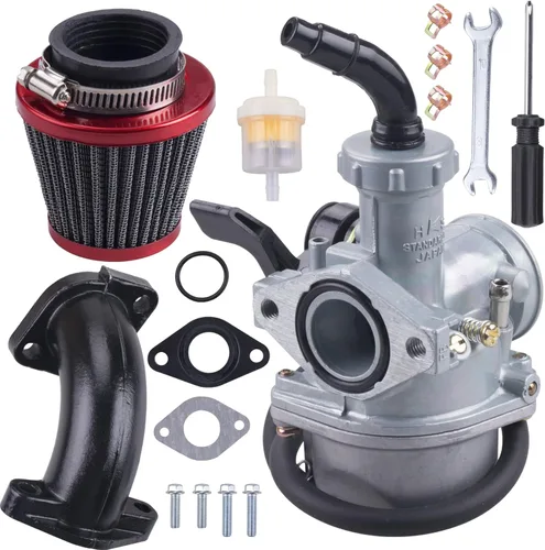 JINGKE Juego de Filtro de Aire de Carburador de 22mm para Motocicletas Pit Dirt Bike SSR CRF50, Bicicleta Pit Sunl, ATV Taotao de 110cc y 125cc