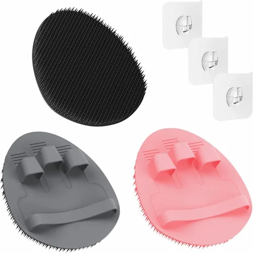Miniatura 9 de Manmihealth Cepillo de ducha de silicona suave, cepillo corporal y facial de súper espuma, guante de limpieza exfoliante suave para bebé, pieles