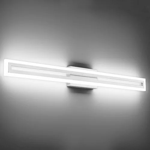 Miniatura 23 de SOLFART Luces de tocador de baño sobre espejo 14W 60 cm Luz de baño moderna negra 6000K ND