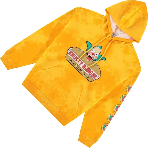 Miniatura 6 de The Simpsons Sudadera con capucha clásica Bart Simpson Homer, Bart, Lisa, Otto Tie Dye para hombre