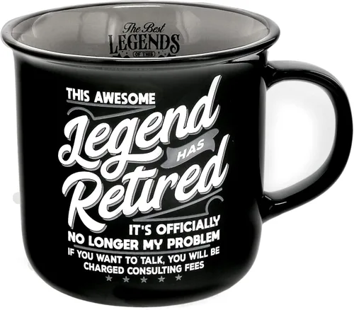 Miniatura 11 de Pavilion Gift Company - Dad The Legend - Taza de cerámica de 13 onzas, taza de café de doble cara, regalo del día del padre, 1 unidad, paquete de 1