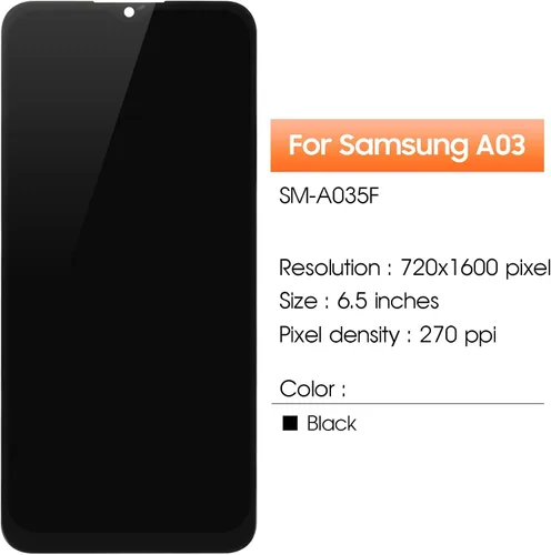 Miniatura 2 de Pantalla para Samsung Galaxy A03 Reemplazo de pantalla para Samsung A035 Pantalla LCD SM-A035F, SM-A035M, SM-A035G Pantalla táctil Digitalizador