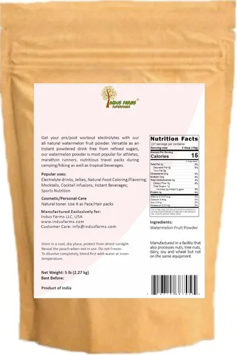 Miniatura 2 de Polvo de fruta de sandía natural, electrolitos instantáneos, suplemento para antes del entrenamiento y después del entrenamiento, potenciador