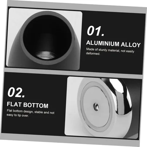 Miniatura 8 de Angoily 2pcs Aluminium Alloy Shaving Razor Stand with Oblique Opening Resistant Holder for Organized Bathroom Storage Smooth Edges Durable Base for