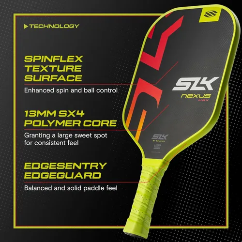 Miniatura 4 de Selkirk Sport 2025 SLK Nexus Pickleball Paddles SpinFlex Surface and Fiberglass Pickleball Paddle Face 13mm SX4 Polymer Core for Ultimate