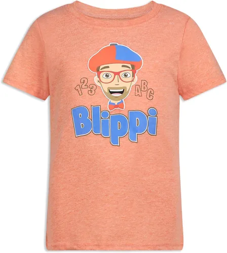 Miniatura 2 de Blippi Boys 3 Pack T-Shirts for Infant and Toddler BlueOrangeGrey