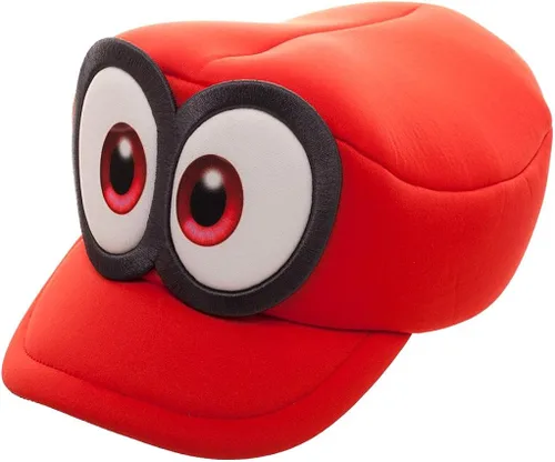Miniatura 3 de Bioworld Super Mario Odyssey - Sombrero Cappy para niños accesorio de cosplay rojo Rojo