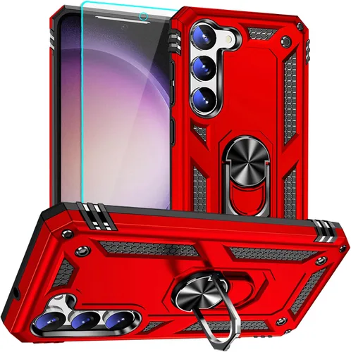 Miniatura 30 de Funda para Samsung Galaxy S9, Galaxy S9, [grado militar de 16 pies a prueba de caídas], anillo a prueba de golpes para Samsung Galaxy S9, verde