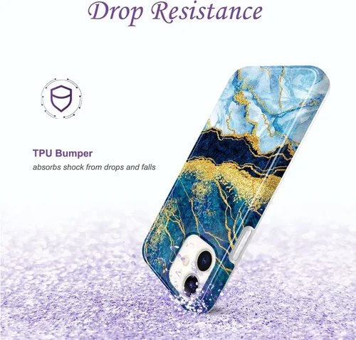 Miniatura 6 de Funda para iPhone 11 con purpurina dorada, delgada, a prueba de golpes, flexible, funda de TPU de silicona suave para iPhone 11 de 6.1 pulgadas