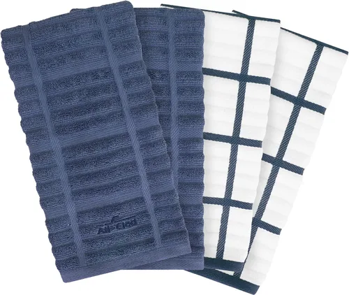 Miniatura 33 de All-Clad Toalla de Cocina Sólida: Altamente Absorbente, Súper Suave de Larga Duración - 100% Algodón, Paño de Cocina de 17"x30" para Limpiar y Secar