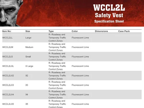 Miniatura 5 de MCR Safety WCCL2LL - Chaleco de seguridad de malla de poliéster clase 2 con 3M Scotchlite de 4-1/2 pulgadas, rayas reflectantes naranja/plateadas