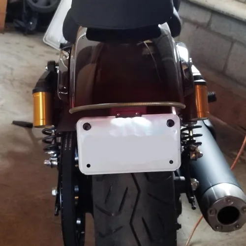 Miniatura 3 de Soporte de luz trasera de lente ahumada ámbar LED Fender para Victory Vegas 2003-2017