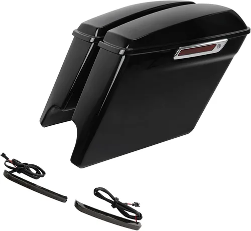 Miniatura 16 de TCT-MOTORPARTS - Alforjas rígidas con pestillo, color negro mate