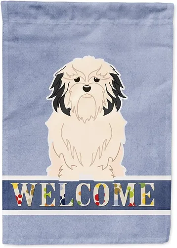 Miniatura 83 de Caroline's Treasures BB5622GF Airedale - Bandera de bienvenida para jardín, bandera decorativa para patio, exteriores, patio, parterres