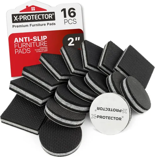 Miniatura 10 de Almohadillas Antideslizantes para Muebles 8 piezas 1 1/2" X-Protector - ¡Agarres Premium para Muebles! Patas de Goma Autoadhesivas para Muebles