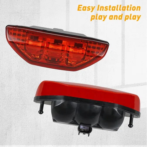 Miniatura 4 de Luz trasera LED roja ATV motocicleta luz trasera lámpara de freno compatible con Honda TRX 250 300 400EX TRX400X 500 700