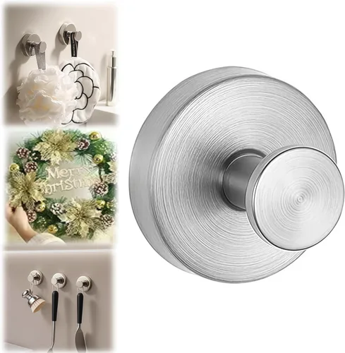 Miniatura 9 de Ganchos de ventosa para coronas en vidrio, ganchos de ventosa para ducha interior, ganchos de corona para puertas delanteras, ganchos de metal