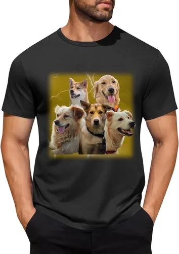 Miniatura 25 de Camisetas personalizadas para hombre, camiseta personalizada con fotos, imagen de mascota, camiseta unisex, diseña tu propio regalo divertido
