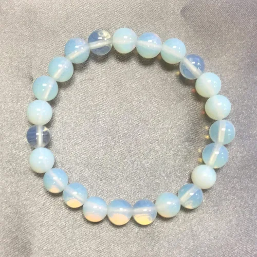 Miniatura 555 de Gem Avenue Handmade Round Bead Stretch Bracelet Unisex Natural Stone Beaded Jewelry for Men & Women, Elastic Wristband for Daily Wear