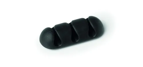 Miniatura 14 de Durable Cavoline - Clips para cables de gestión de cables, paquete de 6 clips autoadhesivos de grafito para 1 cable, perfectos para una gestión
