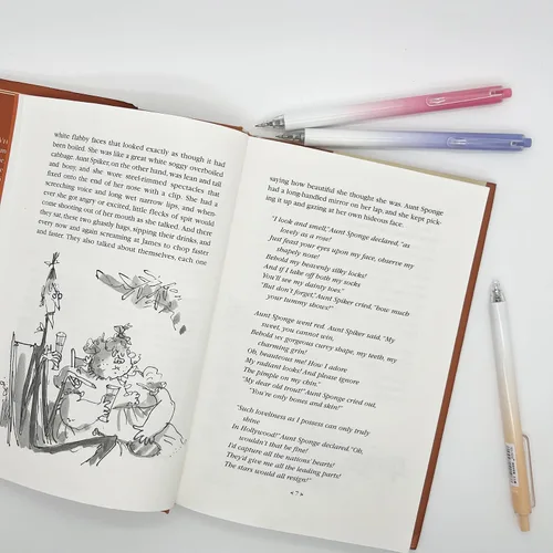 Miniatura 9 de HeTaoCat Bolígrafos de gel retráctiles, punta fina de 0.020 in, secado rápido, dibujo de escritura, bolígrafos de gel de tinta negra, caja de 6