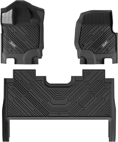 Miniatura 17 de Alfombrillas 3W y forro de carga para Ford Bronco 2 puertas 2021 2022 2023 2024 2025 Todo clima TPE Accesorios para auto a medida Alfombrillas