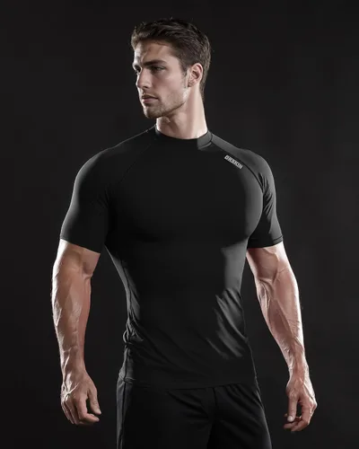 Miniatura 5 de DRSKIN Paquete de 4, 3 o 1 camisa de compresión para hombre, manga corta, camiseta deportiva de capa base, atlética, correr, entrenamiento activo