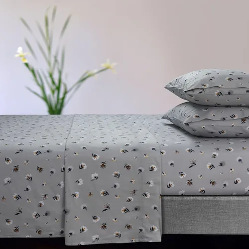 Miniatura 8 de Tribeca Living Sábanas de franela de algodón portugués tamaño King – Juego de sábanas de bolsillo profundo de 170 GSM para colchones de hasta 21 Ava