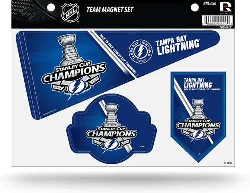 Miniatura 2 de Rico Industries NHL Hockey Stanley Cup Champions - Juego de imanes de equipo de 8.5 x 11 pulgadas, decoración del hogar, regrigerador, oficina