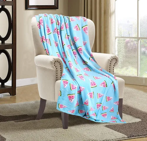 Miniatura 20 de Elegant Comfort Velvet Touch Ultra Lujosa Manta/Frazada de Vellón con Estampado Navideño de Vacaciones - 50 x 60 pulgadas, (Flor de Pascua), 50 x 60