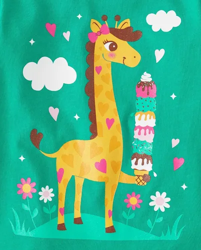 Miniatura 57 de The Children's Place Baby-Girls and Toddler Unicorns,Butterflies,Trends Short Sleeve Graphic T-Shirts,3 Pack