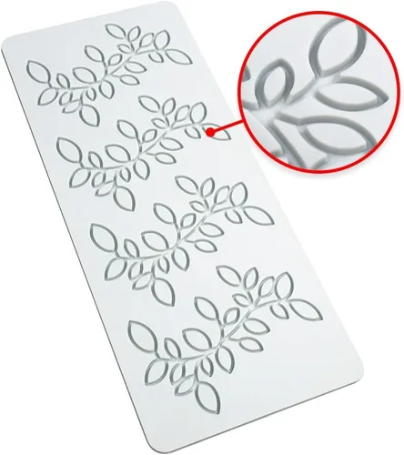 Miniatura 3 de Molde de silicona de hojas huecas para caramelo de chocolate 3D, molde de caramelo de hojas huecas para alimentos, decoración de comidas, molde