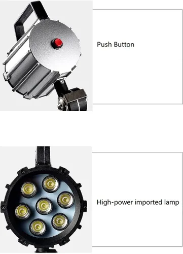 Miniatura 5 de Luces de trabajo LED de 24 V IP68 de aleación de aluminio ajustable para máquina de iluminación industrial para torno, fresadora CNC, máquina