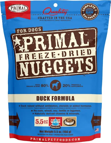 Miniatura 23 de Primal - Nuggets de comida cruda liofilizada para perros, venado, comida completa y equilibrada, también se puede utilizar como adorno o golosina